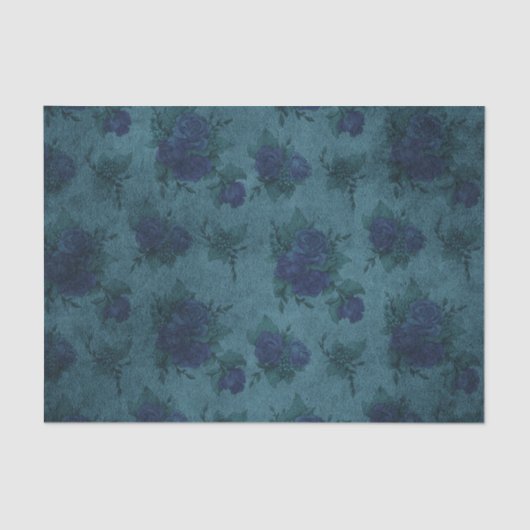 ヴィンテージバラパターン 薄葉紙 (正面)