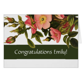 ヴィンテージバラビューティフルピンクボタニカル