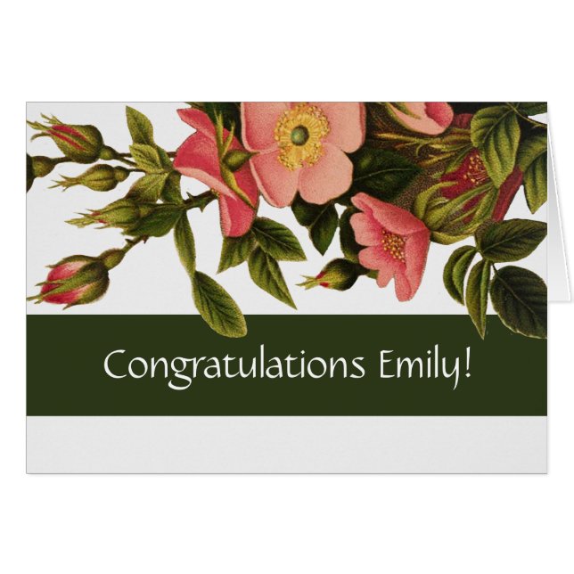 ヴィンテージバラビューティフルピンクボタニカル (正面横)