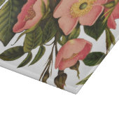 ヴィンテージバラビューティフルピンクボタニカル カッティングボード (角)