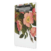 ヴィンテージバラビューティフルピンクボタニカル ミニクリップボード (アングル2)