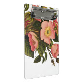 ヴィンテージバラビューティフルピンクボタニカル ミニクリップボード (アングル)