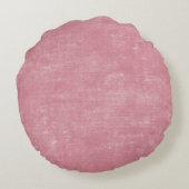 ヴィンテージバラピンクダマスク ラウンドクッション (裏面)