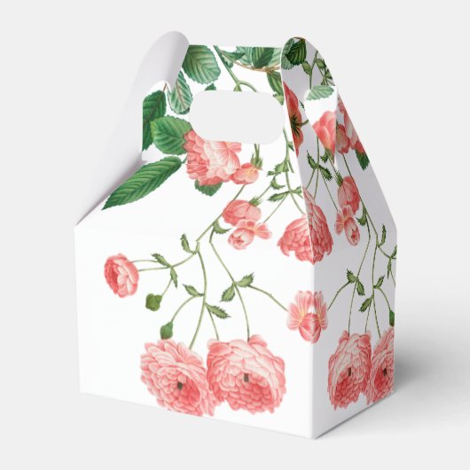 ヴィンテージバラピンクフローラボ結婚タニック フェイバーボックス (裏面サイド)