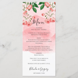 ヴィンテージバラピンクフローラボ結婚タニック メニュー