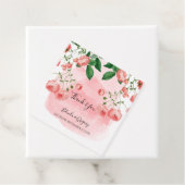 ヴィンテージバラピンクフローラ結婚植物園の贈り物 フェイバータグ (インサイチュ)