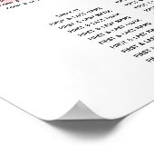 ヴィンテージバラピンク結婚フローラの座席表 ポスター (角)