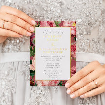 ヴィンテージバラピンク赤面結婚クラシック