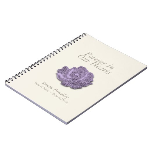 ヴィンテージバラフォーエバーメモリアルゲストブック ノートブック (左側)
