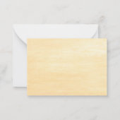 ヴィンテージバラフラワーサンキューカード ノートカード (裏面)