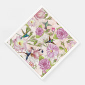 ヴィンテージバラフラワーズハミングバーズパターン (コーナー)