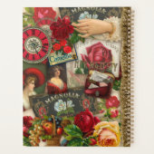 ヴィンテージバラフラワープランナー プランナー手帳 (裏面)