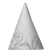 ヴィンテージバラフローラグレー装飾 パーティーハット (右)