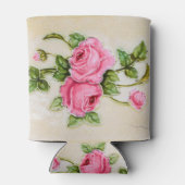 ヴィンテージバラフローラタイル 缶クーラー (裏面)