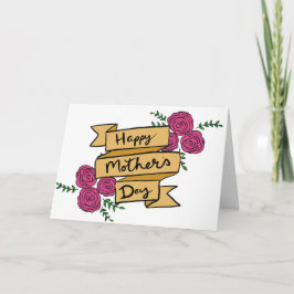 ヴィンテージバラフローラ母の日 カード