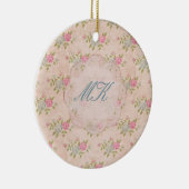 ヴィンテージバラフローラ セラミックオーナメント (右)