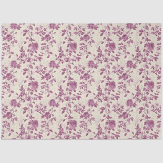 ヴィンテージバラフローラChinoiserie 薄葉紙 (正面)