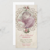 ヴィンテージバラベビーガール発表 案内状 (正面/裏面)