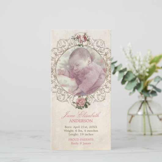 ヴィンテージバラベビーガール発表 案内状 (スタンド正面)