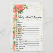 ヴィンテージバラベビースクランブルゲーム (正面/裏面)