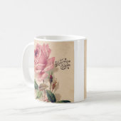 ヴィンテージバラマグ コーヒーマグカップ (正面左)