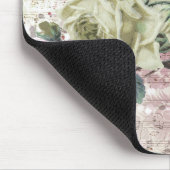 ヴィンテージバラミュージックノート マウスパッド (コーナー)