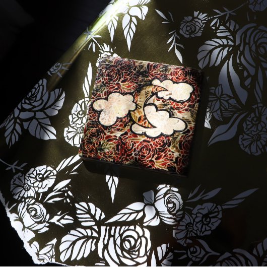 ヴィンテージバラムーン抽象芸術バラムーンチャイルドパターン ストーンコースター