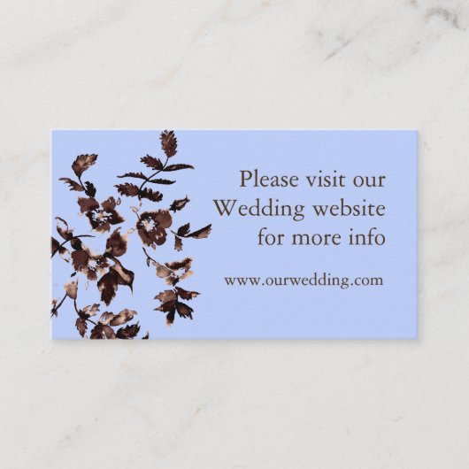 ヴィンテージバララス結婚ト型カード エンクロージャーカード (正面)