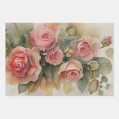 ヴィンテージバララップ紙セット ラッピングペーパーシート (正面)