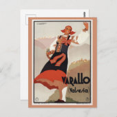 ヴィンテージバラロイタリア旅行観光 ポストカード (正面/裏面)