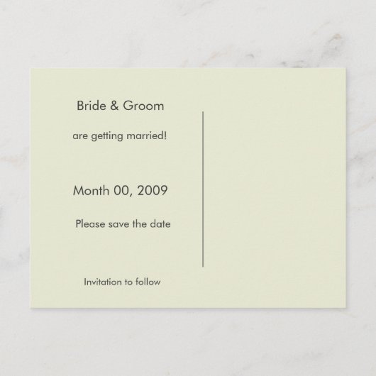 ヴィンテージバラ写真はがきを保存する 案内ポストカード (裏面)