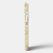 ヴィンテージバラ古い動揺して生地パターン Case-Mate iPhoneケース (裏面 / 左)