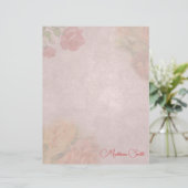 ヴィンテージバラ名のレターヘッド (スタンド正面)