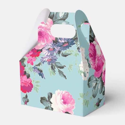 ヴィンテージバラ名前をカスタムするギフト、お気に入りの箱 フェイバーボックス (裏面サイド)