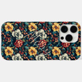 ヴィンテージバラ名前をカスタムする10代Iphoneケース Case-Mate iPhoneケース (裏面 (横))