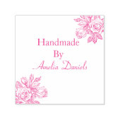 ヴィンテージバラ手打ち セルフインキングスタンプ (デザイン)