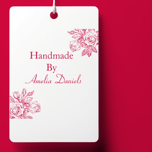 ヴィンテージバラ手打ち セルフインキングスタンプ