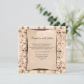 ヴィンテージバラ披露宴招待状 招待状 (スタンド正面)