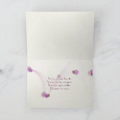 ヴィンテージバラ抽象芸術フレーミング カード (内部)