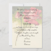 ヴィンテージバラ招待状 招待状 (裏面)