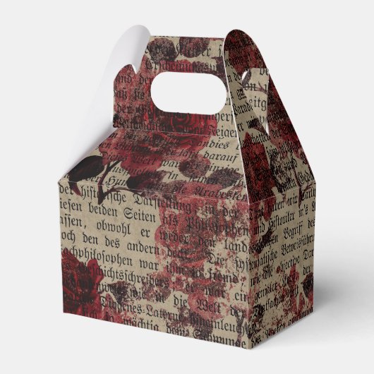 ヴィンテージバラ新聞社タイポグラフィ フェイバーボックス (裏面サイド)