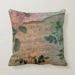 ヴィンテージバラ書音楽オン動揺して クッション