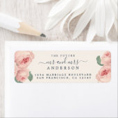 ヴィンテージバラ未来ミセス結婚ズ差出人住所 ラベル (インサイチュ)