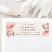 ヴィンテージバラ未来ミセス結婚ズ差出人住所 ラベル (インサイチュ)