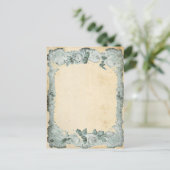 ヴィンテージバラ枠 ポストカード (スタンド正面)