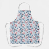 ヴィンテージバラ柄エプロン エプロン (正面)