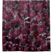 ヴィンテージバラ校 シャワーカーテン (正面)