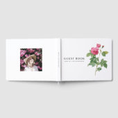 ヴィンテージバラ植物写真 ゲストブック (全面)