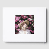 ヴィンテージバラ植物写真 ゲストブック (裏面)