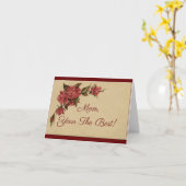 ヴィンテージバラ母の日 カード (黄色い花)